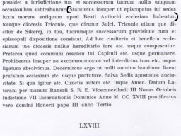 HonoriusIII sede apud beati antiochi